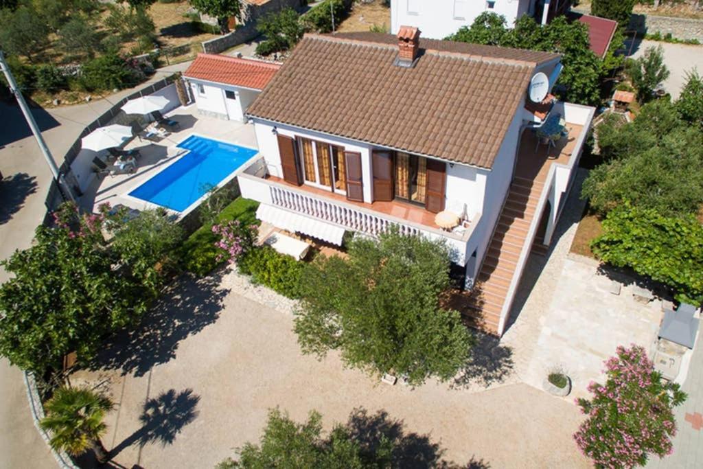 Adria-Holiday House With A Private Pool In Krk Kornić Екстериор снимка