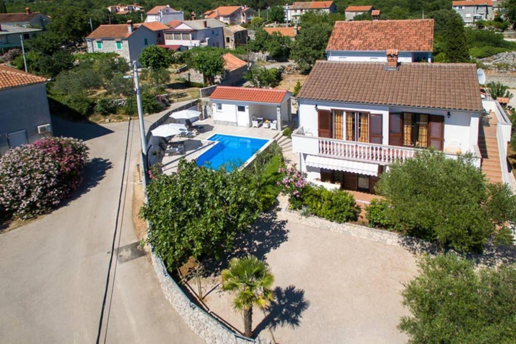 Adria-Holiday House With A Private Pool In Krk Kornić Екстериор снимка